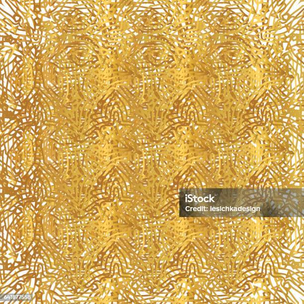 Comic Gold Pattern Background Vector Gold Abstract Seamless Patterns Stock Illustration - Download ...