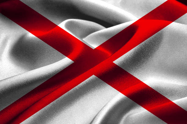 istock US flag of Alabama 641881072