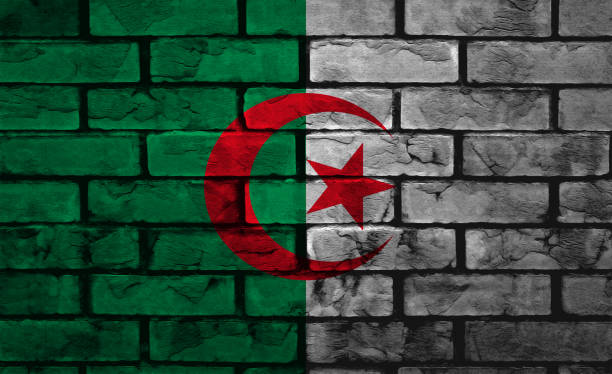 istock National flag of Algeria 641882784