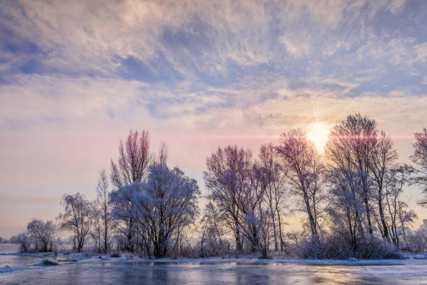 istock Frozen Water, Snow and Ice on the Dnieper River 641883998