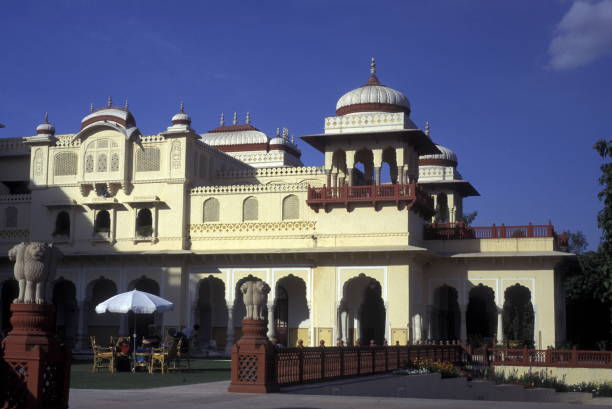 01/31/2013 the Palace Hotel Rambagh at the city of Jaipur in the province Rajasthan in India.
