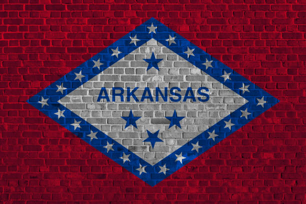 istock US flag of Arkansas 641885046