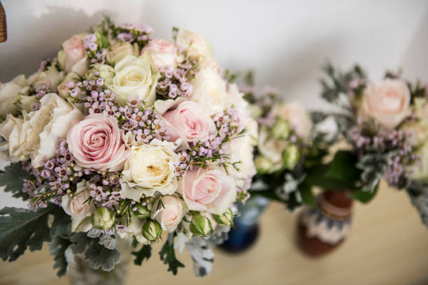 istock Bridal flower bouquet 641888328