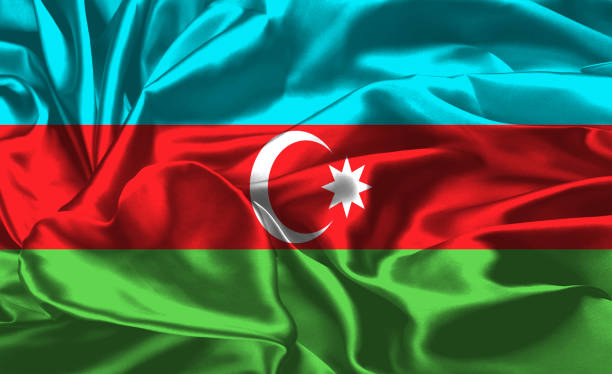istock Flag of Azerbaijan 641896734