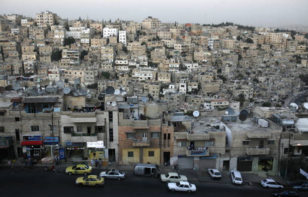 The City Centre of the City Amman in Jordan in the middle east.