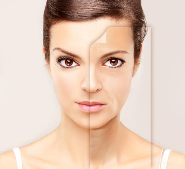 istock Aging. Mature woman-young woman. 641902748