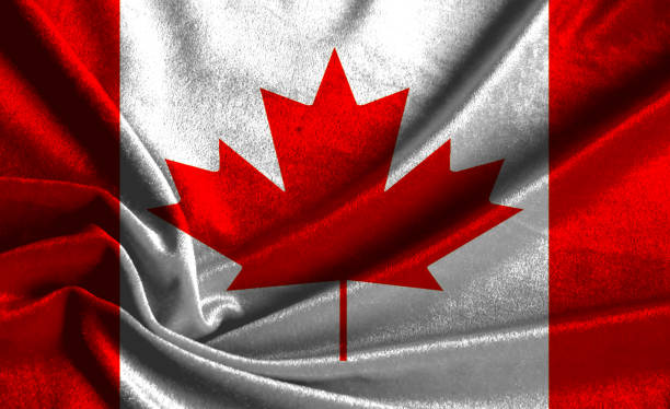 istock National flag of Canada 641905422