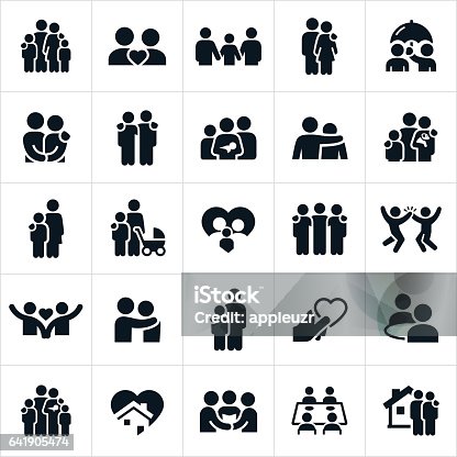 istock Family and Relationships Icons 641905474