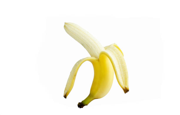istock Banana. Ripe banana isolated on white background. 641905916