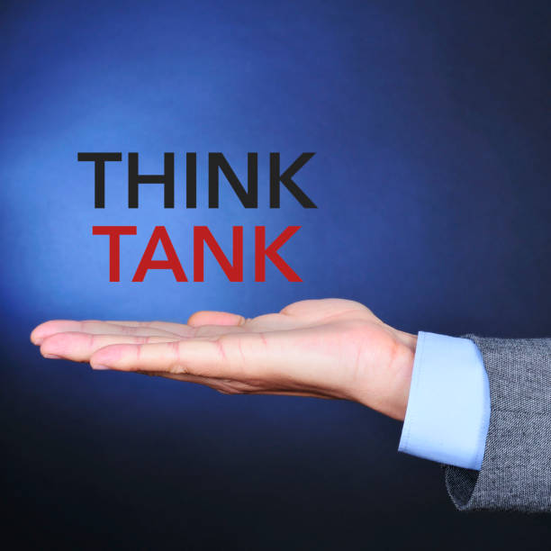 istock text think tank in the hand of a man 641907826
