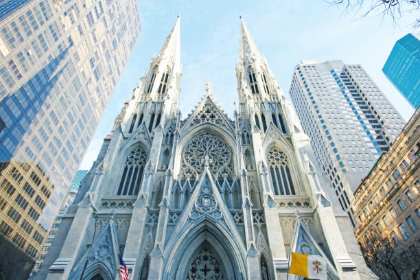 St Patricks Cathedral stock photo