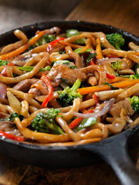 istock Pork, Vegetable and Noodle Stir Fry 641919872