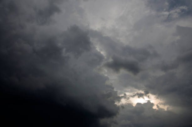istock Stormy Clouds and Sky Background at dusk time 641924356