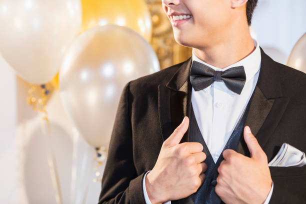 istock Young man wearing tuxedo 641924932