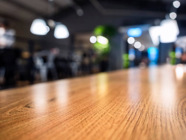 istock Table Top Counter Blurred Bar Restaurant shop 641933764