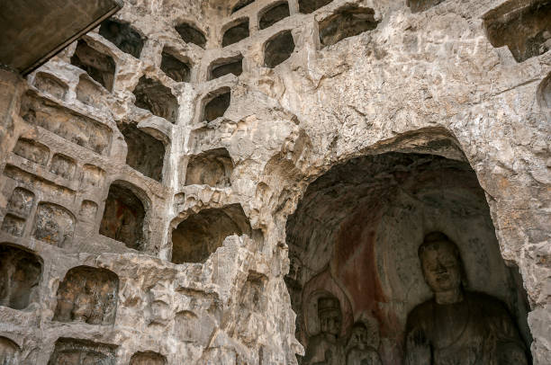 istock More than 2,000 caves with Buddha statues of various sizes. 641935050