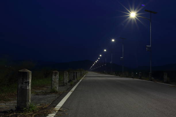 istock Streets at night in Rayong Thailand 641935562