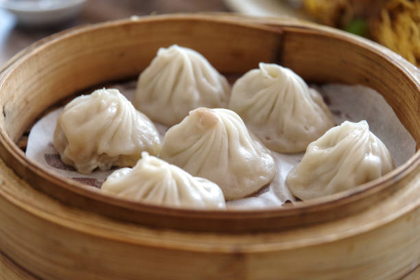 istock chinese dim sum - Xiaolongbao 641937204