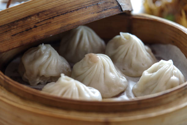 istock chinese dim sum - Xiaolongbao 641938474