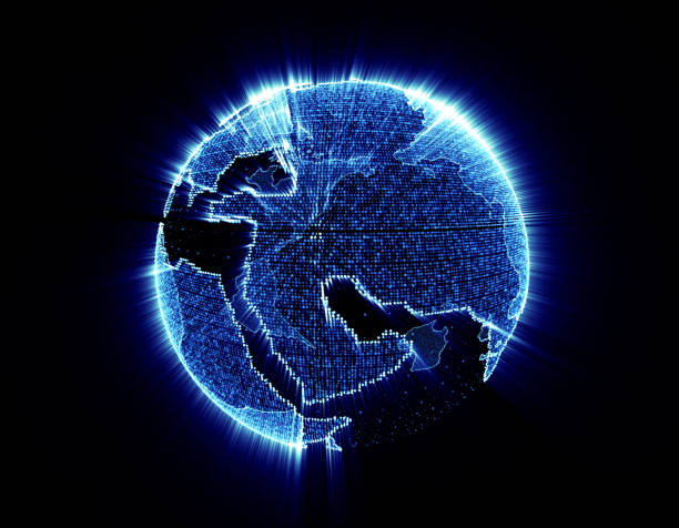 istock Science and Technology Earth, the future of digital earth technology 641941768