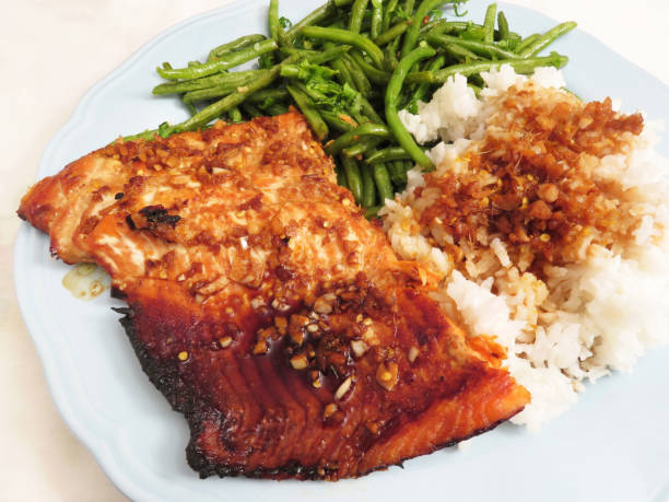 istock Sockeye Salmon Teriyaki Style 641944438