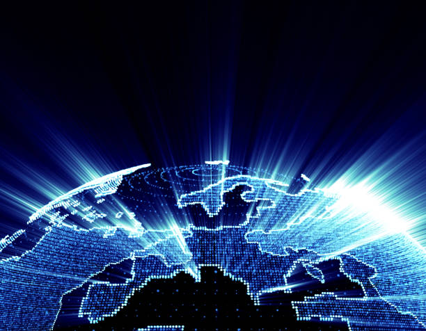 istock Science and Technology Earth, the future of digital earth technology 641947732