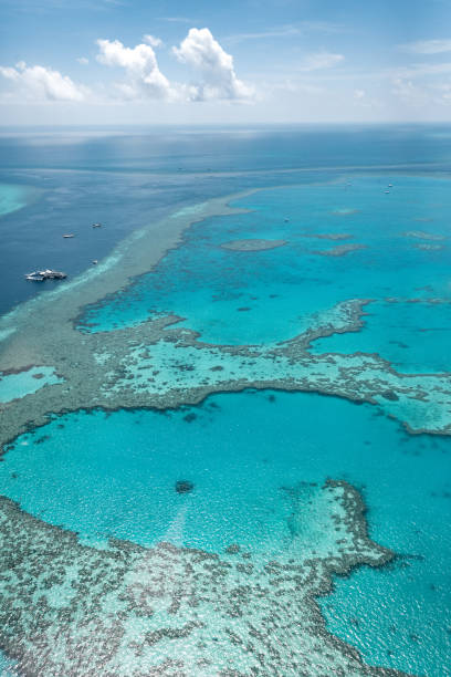 istock Great Barrier Reef, Australia. Aerial view 641953384