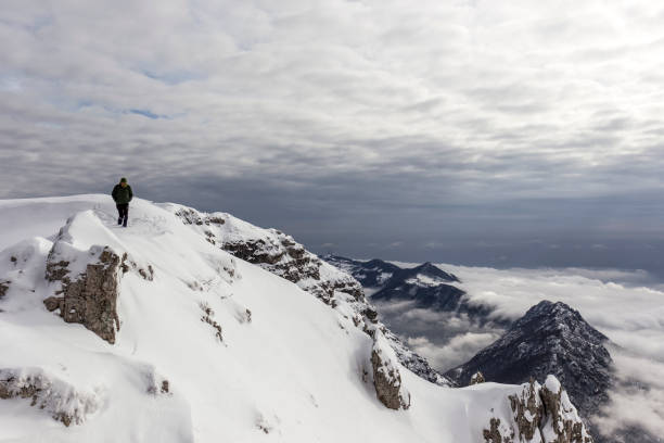 istock Man on the top of mountain 641958464
