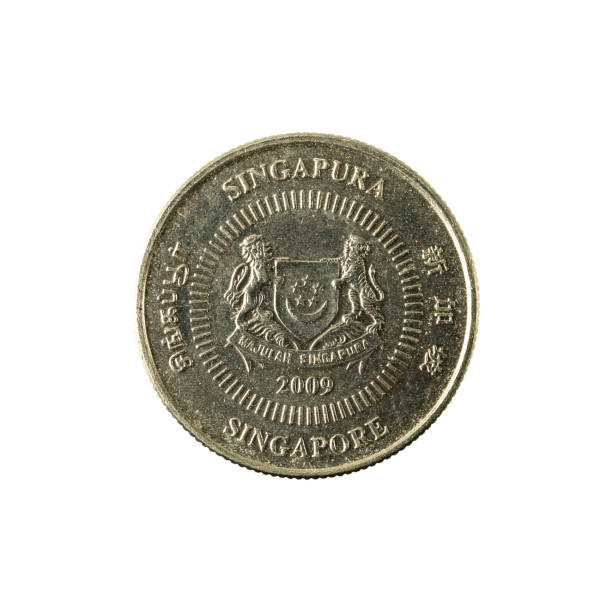 istock 10 singapore cent coin (2009) reverse isolated on white background 641959270