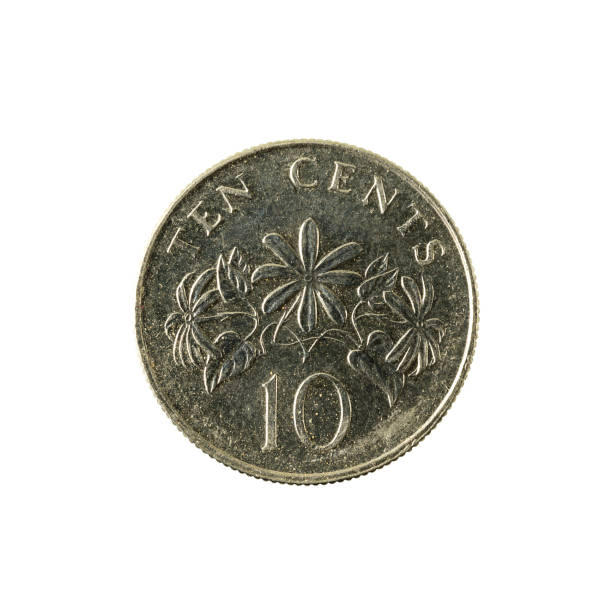 istock 10 singapore cent coin (2009) obverse isolated on white background 641961388