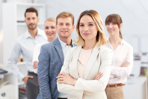 istock Business people at meeting. 641962612