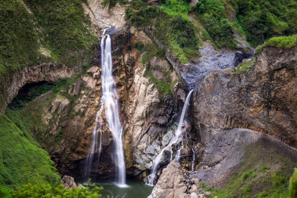 istock Waterfalls in Banos, Ecuador 641970376