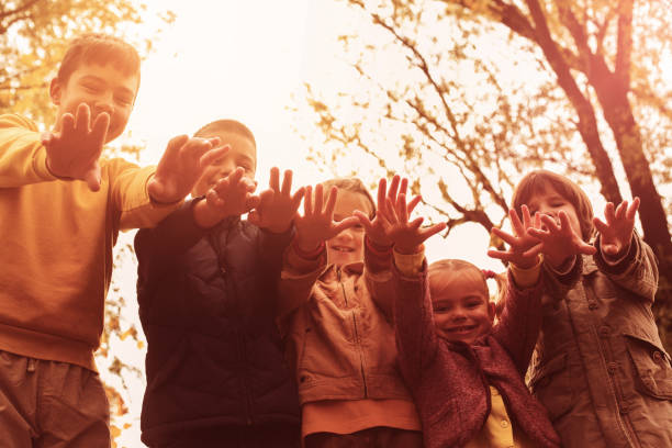 istock Group of children. 641973880