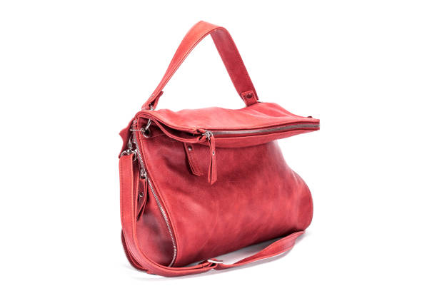 istock Elegant red   leather woman's handbag 641975688