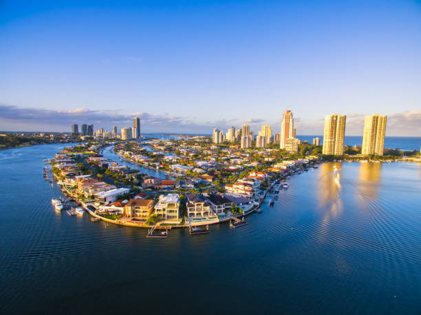 istock Surfers Paradise aerial image 641978128
