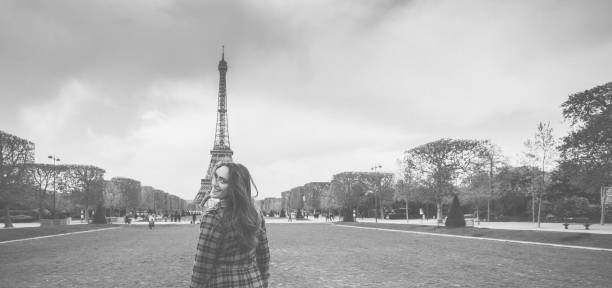 istock Young woman in Paris 641978798
