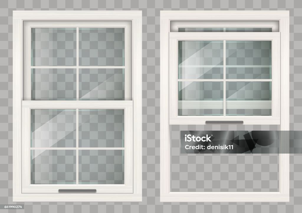 Holzschießfenster - Lizenzfrei Fenster Vektorgrafik