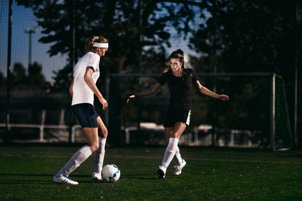 istock Female soccer players 642002436