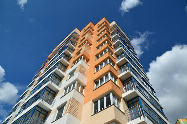 istock Facade of a modern apartment building 642006608