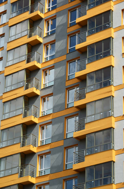 istock Facade of a modern apartment building 642006760