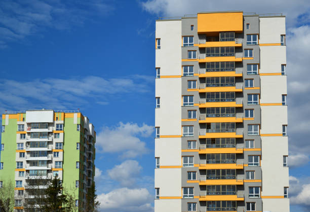 istock Facade of a modern apartment building 642006948
