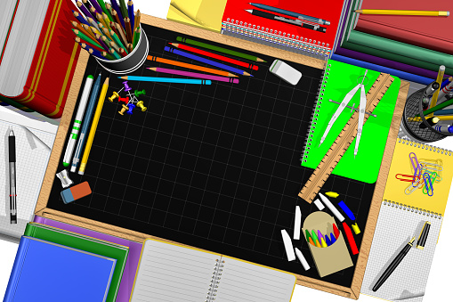 Whiteboard stationery for school and office