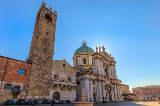 istock Brescia, Piazza Paolo VI - Italy 642009552