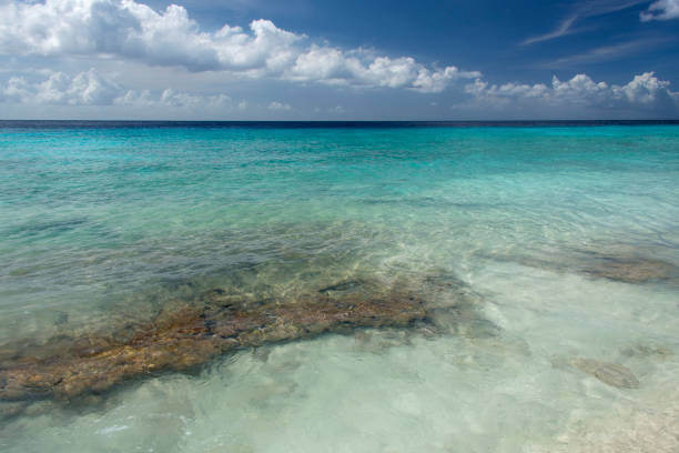 istock Crystal clear water at a  caribbean island. 642010152