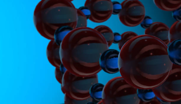 istock DNA in color background and various material, 3d render illustration 642017862