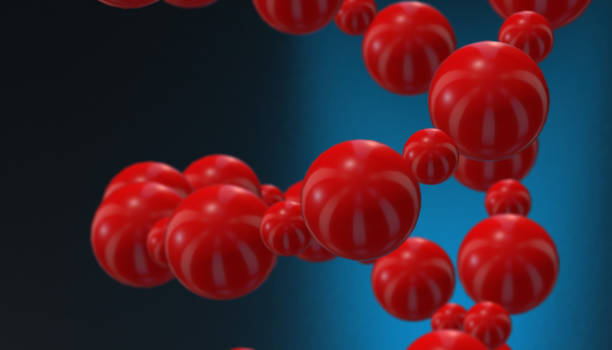 istock DNA in color background and various material, 3d render illustration 642017892