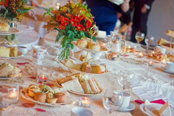 istock Afternoon Tea Service. Traditional English Luxury 642027064