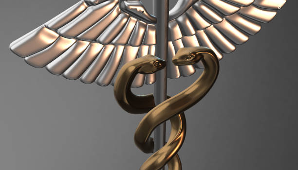 istock Caduceus - medical symbol, 3d render 642030306