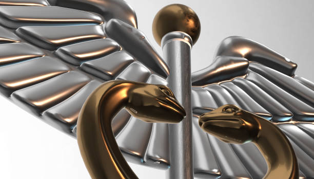 istock Caduceus - medical symbol, 3d render 642030314