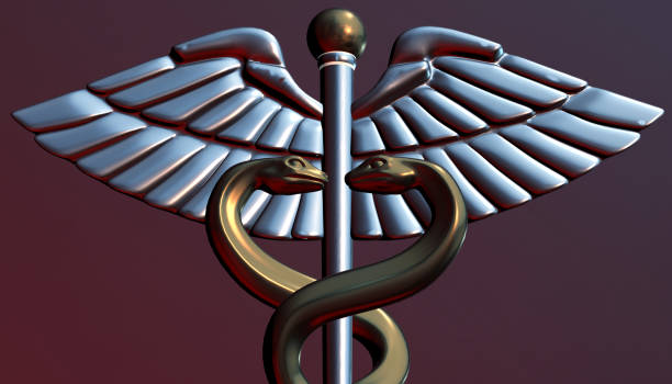 istock Caduceus - medical symbol, 3d render 642030348